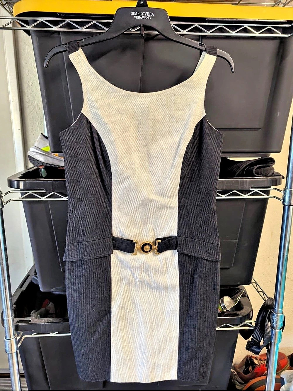 Linda Segal Color Block Mini Dress Size Small